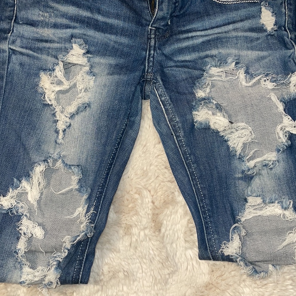 Machine Brand Ripped Up distressed jeans. - Picture 3 of 6